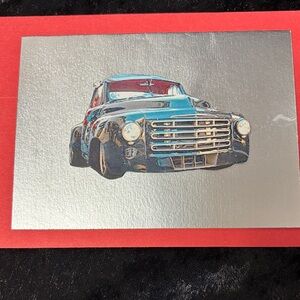 Classic Car Design Greeting Card